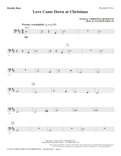 Love Came Down at Christmas von David Rasbach (Download) 