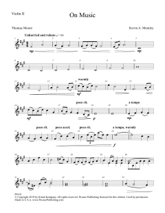 On Music von Kevin A. Memley (Download) 