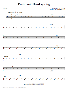 Praise And Thanksgiving von Gene Grier (Download) 