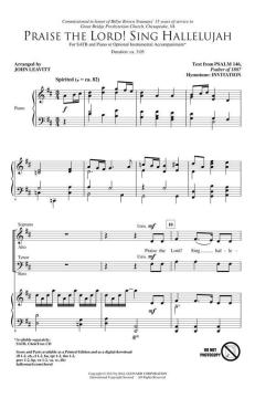 Praise The Lord! Sing Hallelujah (Download) 