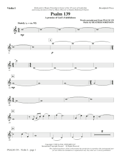 Psalm 139 von Heather Sorenson (Download) 