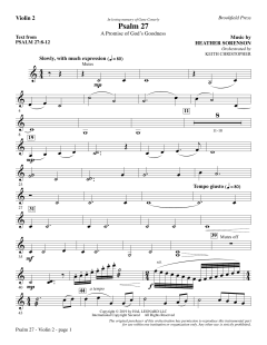 Psalm 27 von Heather Sorenson (Download) 