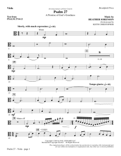 Psalm 27 von Heather Sorenson (Download) 