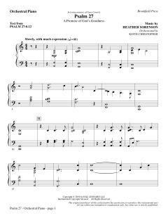 Psalm 27 von Heather Sorenson (Download) 