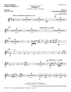 Psalm 27 von Heather Sorenson (Download) 