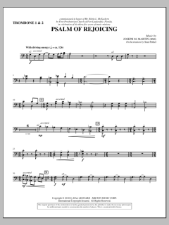 Psalm of Rejoicing von Joseph M. Martin (Download) 