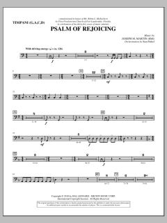 Psalm of Rejoicing von Joseph M. Martin (Download) 