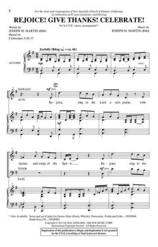 Rejoice! Give Thanks! Celebrate! von Joseph M. Martin (Download) 