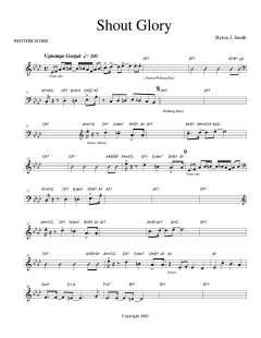 Shout Glory! von Peter Bernard Smith (Download) 