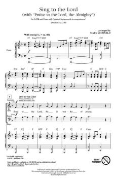 Sing To The Lord von Sandi Patty (Download) 