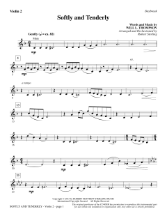 Softly And Tenderly von Will L. Thompson (Download) 