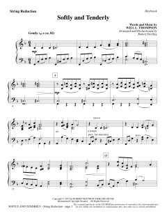 Softly And Tenderly von Will L. Thompson (Download) 