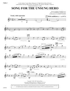 Song For The Unsung Hero von Joseph A. Martin (Download) 