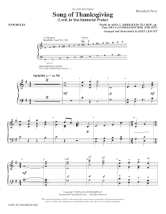 Song of Thanksgiving von Conrad Kocher (Download) 