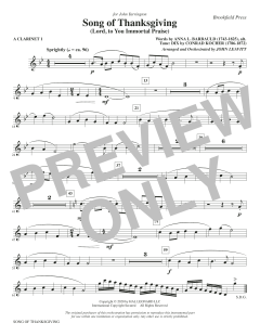 Song of Thanksgiving von Conrad Kocher (Download) 