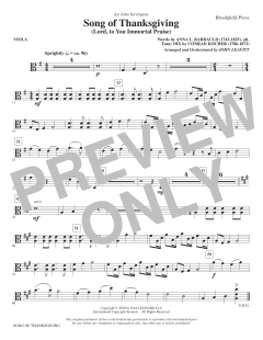 Song of Thanksgiving von Conrad Kocher (Download) 