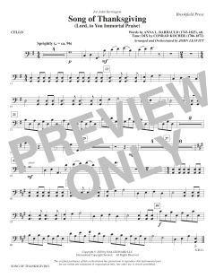 Song of Thanksgiving von Conrad Kocher (Download) 