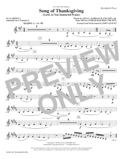 Song of Thanksgiving von Conrad Kocher (Download) 