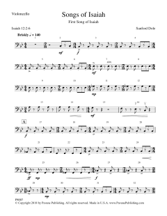Songs of Isaiah (Download) 