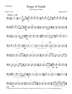 Songs of Isaiah (Download) 