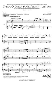 Speak, O Lord, Your Servant Listens von John Leavitt (Download) 