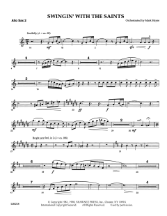 Swingin' With The Saints von Mark Hayes (Download) 