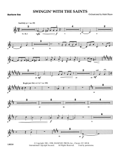 Swingin' With The Saints von Mark Hayes (Download) 