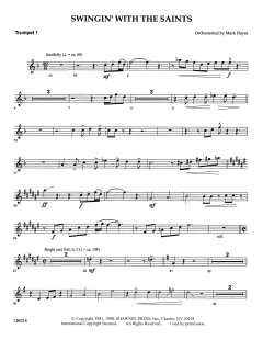 Swingin' With The Saints von Mark Hayes (Download) 