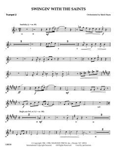 Swingin' With The Saints von Mark Hayes (Download) 