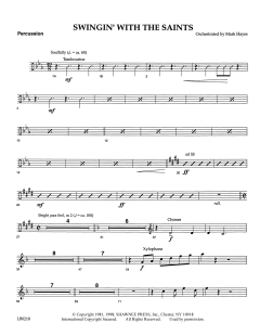 Swingin' With The Saints von Mark Hayes (Download) 