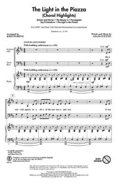The Light In The Piazza (Choral Highlights) von John Purifoy (Download) 