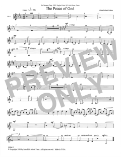 The Peace Of God von Allan Robert Petker (Download) 