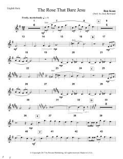 The Rose that Bare Jesu von Ron Kean (Download) 