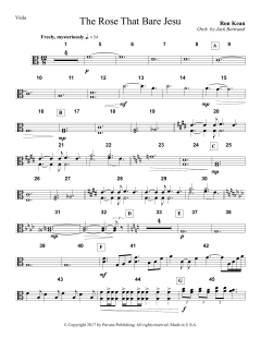 The Rose that Bare Jesu von Ron Kean (Download) 