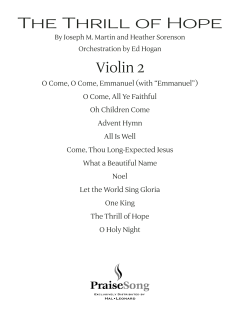 The Thrill of Hope von Michael W. Smith (Download) 