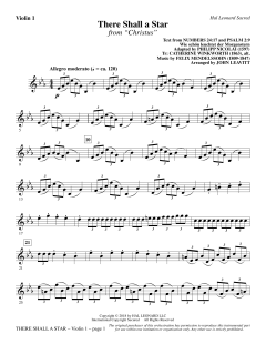 There Shall a Star von Felix Mendelssohn Bartholdy (Download) 