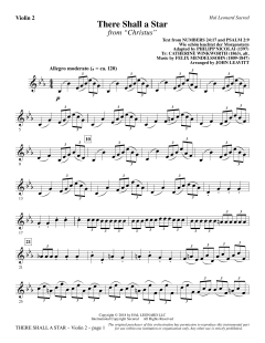 There Shall a Star von Felix Mendelssohn Bartholdy (Download) 