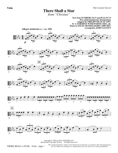 There Shall a Star von Felix Mendelssohn Bartholdy (Download) 