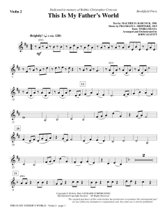 This Is My Father's World von Franklin Sheppard (Download) 