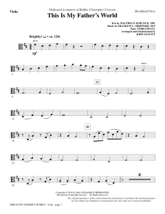 This Is My Father's World von Franklin Sheppard (Download) 