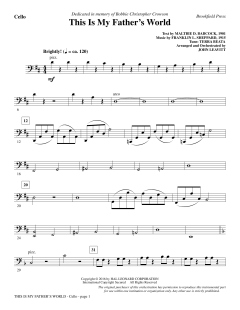 This Is My Father's World von Franklin Sheppard (Download) 