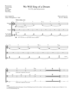 We Will Sing of a Dream von Kevin A. Memley (Download) 