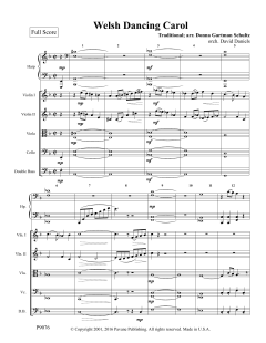 Welsh Dancing Carol (Download) 