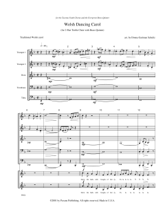 Welsh Dancing Carol (Download) 