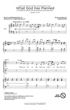 What God Has Planned von Mark Hayes (Download) 