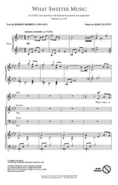 What Sweeter Music von Robert Herrick (Download) 