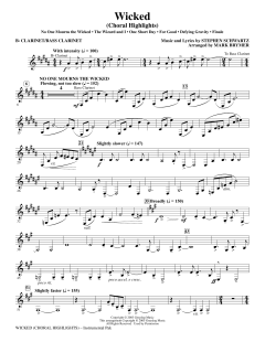 Wicked (Choral Highlights) von Stephen L. Schwartz (Download) 