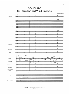 Concerto For Percussion And Woodwind Ensemble von Karel Husa (Download) 