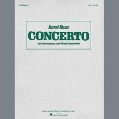 Concerto For Percussion And Woodwind Ensemble von Karel Husa (Download) 