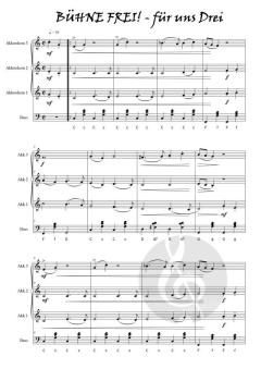 Bühne frei - für uns drei! von Gottfried Hummel 